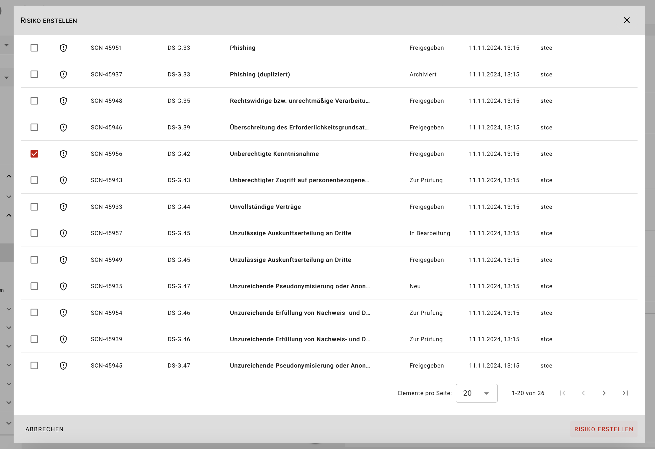 Datenübertragung
