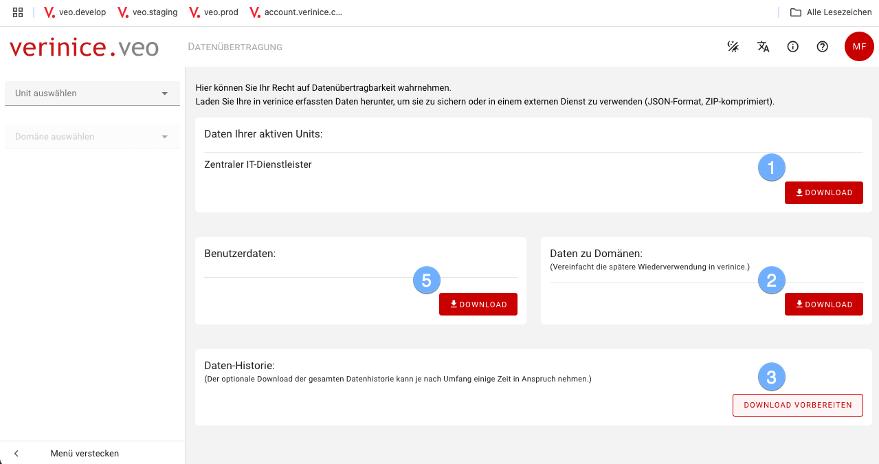 Datenübertragung