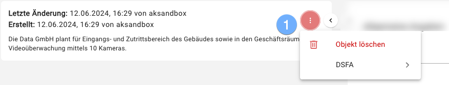 Objektbeschreibung