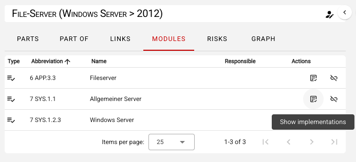 Show Implementation